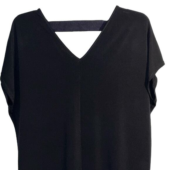 Rachel Rachel Roy Replenishment Black Keyhole Midi Dress Size Medium - Picture 2 of 9